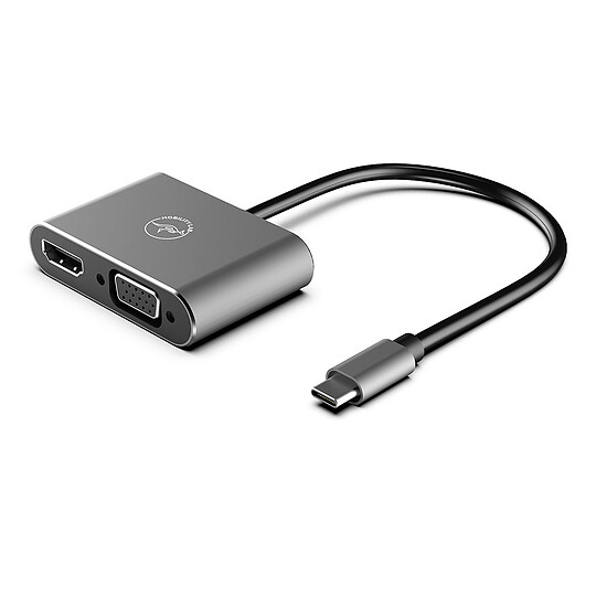 Adaptateur USB Mobility Lab Adaptateur USB-C / HDMI et VGA - Autre vue