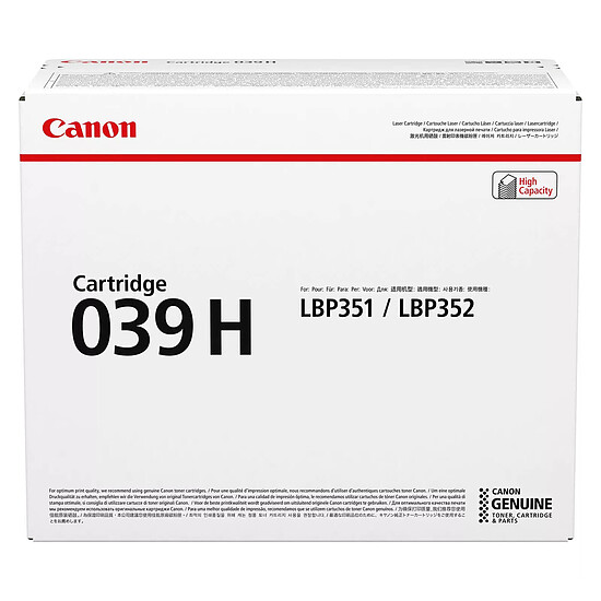 Toner Canon 039H - Noir - Autre vue