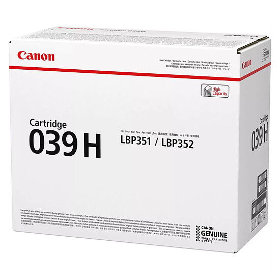 Toner Canon 039H - Noir - Autre vue