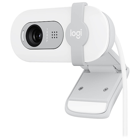 Webcam Logitech Brio 100 - Blanc - Autre vue