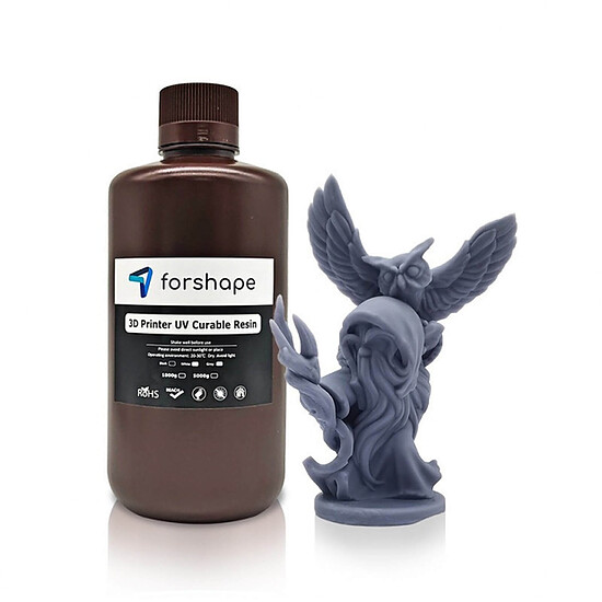 Résine 3D Forshape Résine Premium Gris - 1 000 g 