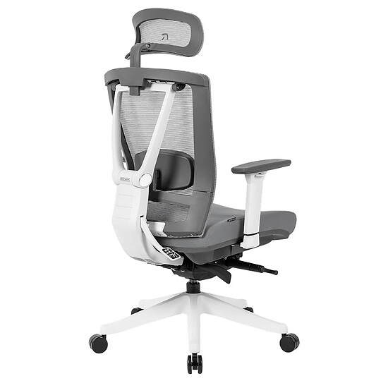 Fauteuil gamer REKT OFFICE-R - Blanc/Gris - Autre vue