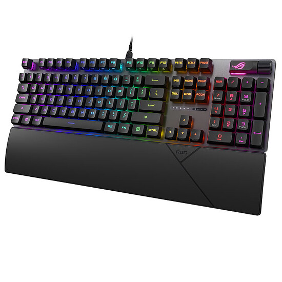 Clavier PC Asus ROG Strix Scope II RX - Asus ROG RX Red - Autre vue