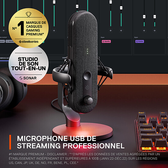 Microphone SteelSeries Alias - Autre vue
