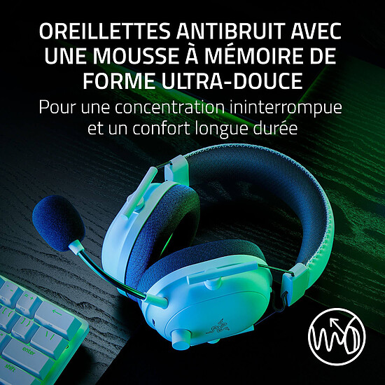 Casque micro Razer Blackshark V2 Pro 2023 - Blanc - Autre vue