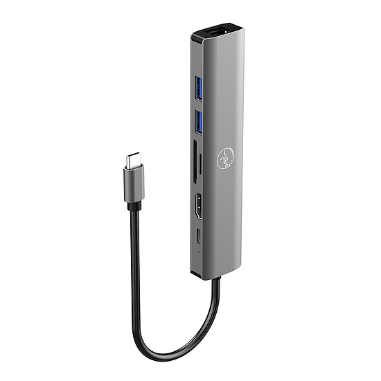 Adaptateur USB Mobility Lab Hub Adapter USB-C 7-en-1 avec Power Delivery 100W - Autre vue