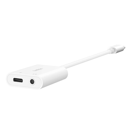 Adaptateur audio Belkin Adaptateur USB-C vers 3.5 mm Audio + USB-C recharge - Autre vue