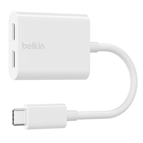Câble USB Belkin Adaptateur USB-C audio + recharge