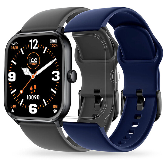 Montre connectée Ice Watch Ice Smart One Noir / Bleu + Bracelet Noir - Autre vue