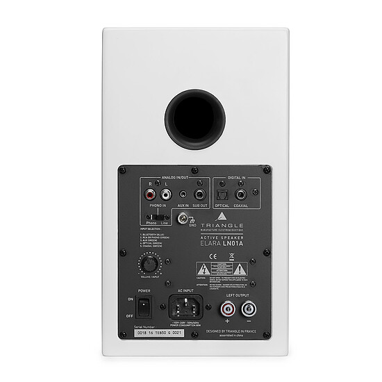 Mini-chaine Rega Planar 1 Plus Noir + Triangle Elara LN01A Blanc mat - Autre vue