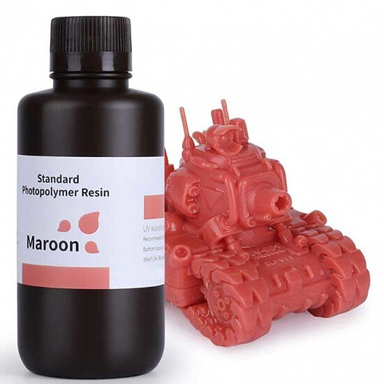 Résine 3D Elegoo Résine LCD Photopolymère Standard Marron - 500 g   - Autre vue