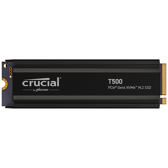 Disque SSD Crucial T500 - 2 To avec dissipateur - Autre vue