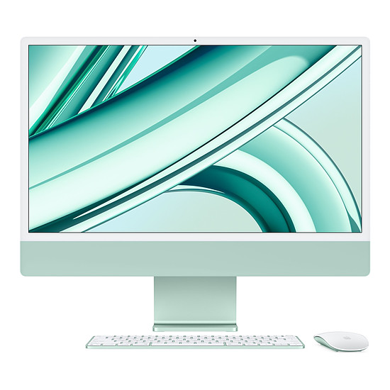 Mac et iMac Apple iMac (2023) 24" 16 Go / 512 Go Vert (MQRA3FN/A-16GB-512GB-MKPN)