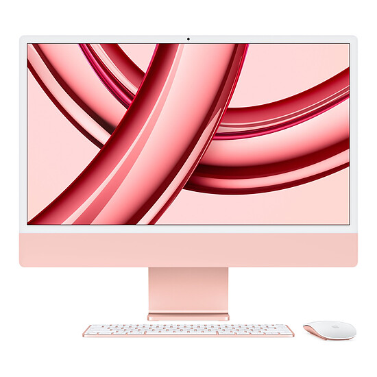 Mac et iMac Apple iMac (2023) 24" 16 Go / 1 To Rose (MQRD3FN/A-16GB-1TB-LAN-MKPN)