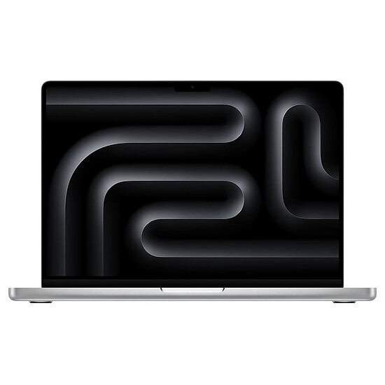 MacBook Apple MacBook Pro M3 14" Argent 16 Go/512 Go (MR7J3FN/A-16GB)