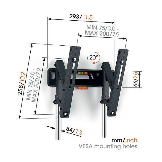 Support TV Vogel's Comfort TVM 3215 - Autre vue