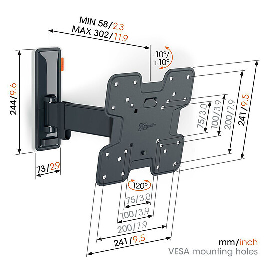 Support TV Vogel's Comfort TVM 3225 - Autre vue