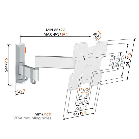 Support TV Vogel's Comfort TVM 3245 - Autre vue