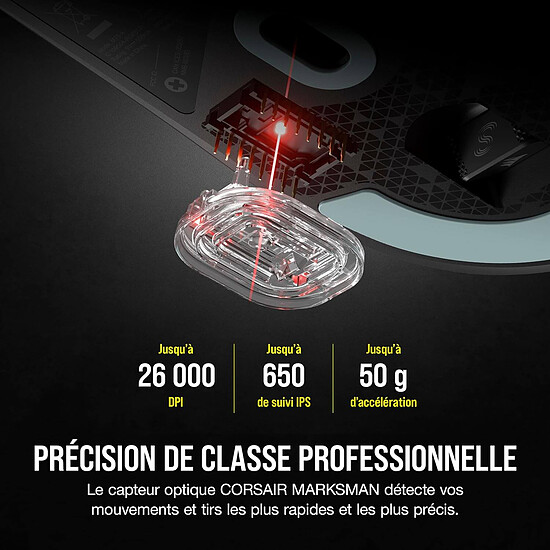Souris PC Corsair M75 AIR Wireless - Autre vue