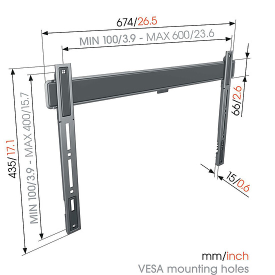 Support TV Vogel's Elite TVM 5605 - Autre vue