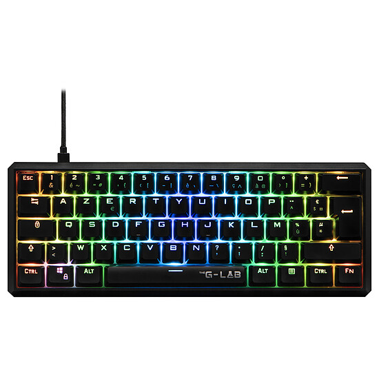 Clavier PC The G-Lab Keyz Thallium - Outemu Brown - Autre vue