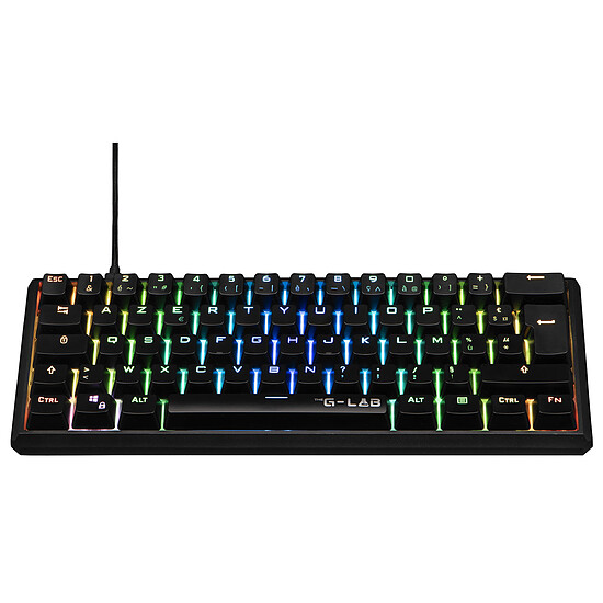 Clavier PC The G-Lab Keyz Thallium - Outemu Brown - Autre vue