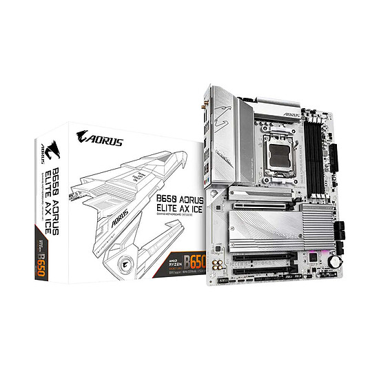 Carte mère Gigabyte B650 AORUS ELITE AX ICE 