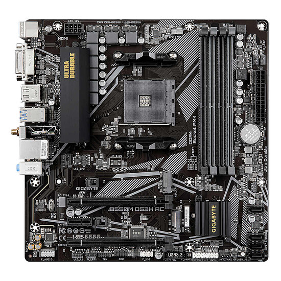 Carte mère Gigabyte B550M DS3H AC  - Occasion - Autre vue