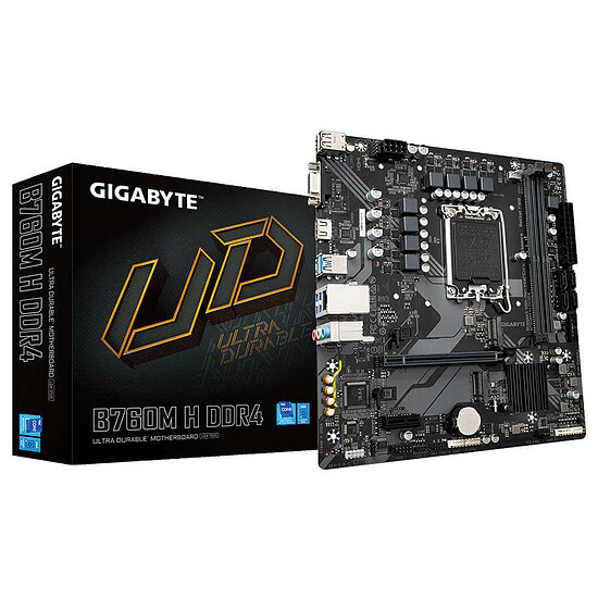 Carte mère Gigabyte B760M H DDR4 - Autre vue