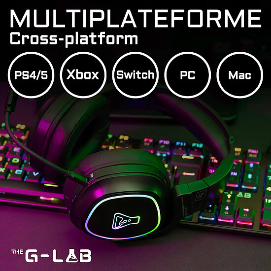 Casque micro The G-Lab Korp Promenthium - Occasion - Autre vue