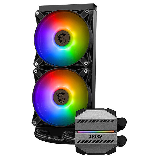 Watercooling AIO MSI MAG CORELIQUID M240 - Noir - Autre vue
