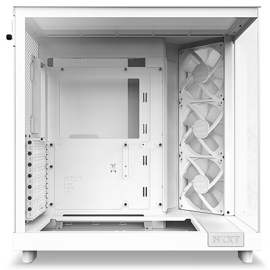 Boîtier PC NZXT H6 Flow RGB - Blanc - Autre vue