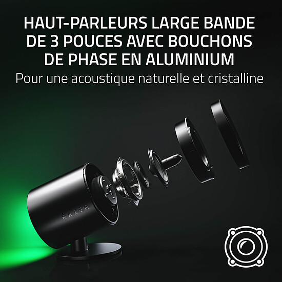 Enceintes PC Razer Nommo V2 - Autre vue