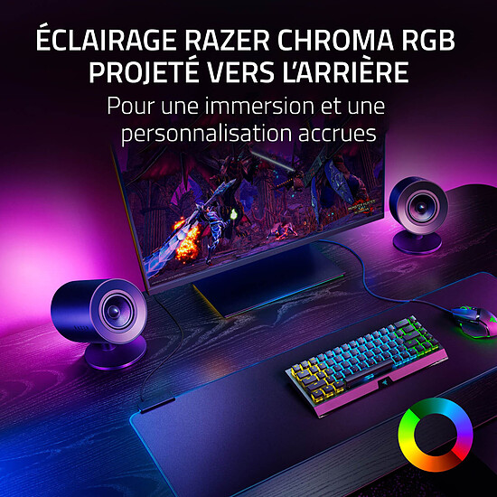 Enceintes PC Razer Nommo V2 - Autre vue