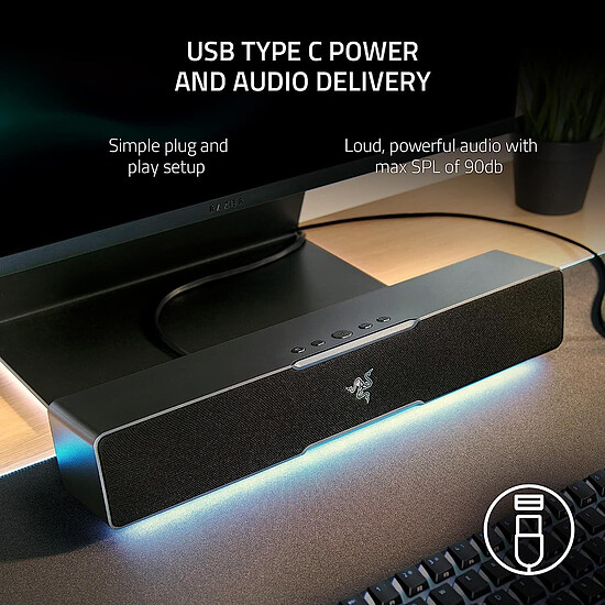Enceintes PC Razer Leviathan V2 X - Autre vue