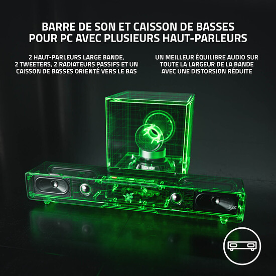 Enceintes PC Razer Leviathan V2 - Autre vue