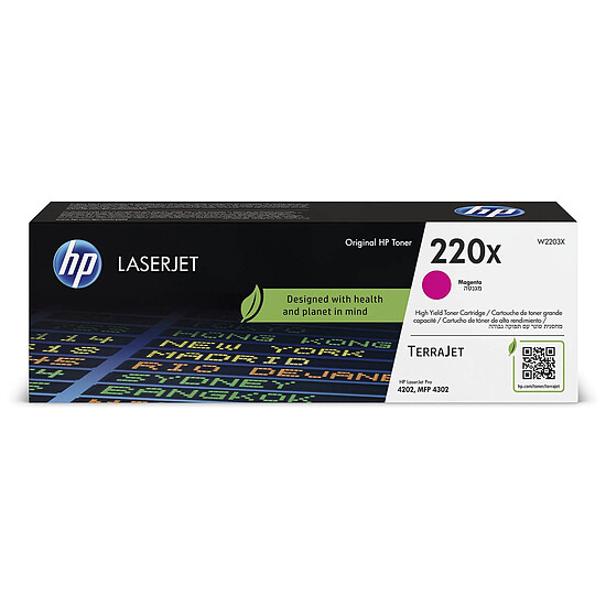 Toner HP 220X (W2203X) - Magenta Haute Capacité