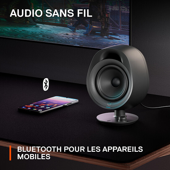Enceintes PC SteelSeries Arena 3 - Autre vue