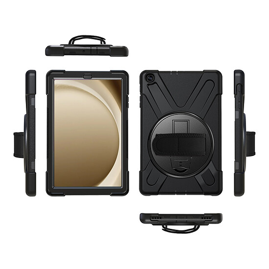 Étui tablette Akashi Coque renforcée (noir) - Samsung Galaxy Tab A9+ 11" - Autre vue