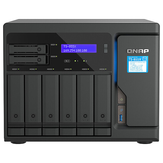 Serveur NAS QNAP TS-855X-8G - Autre vue