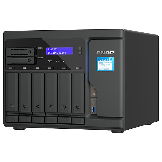 Serveur NAS QNAP TS-855X-8G - Autre vue
