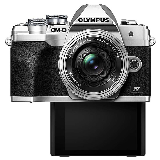 Appareil photo hybride Olympus E-M10 MK IV Argent + 14-150mm Noir - Autre vue