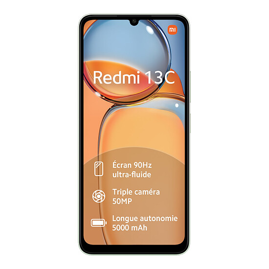 Smartphone reconditionné Xiaomi Redmi 13C (Vert) - 128 Go · Reconditionné - Autre vue