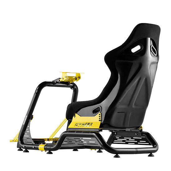 Cockpit / Siège de simracing OPLITE GTR S8 Elite - Jaune - Autre vue