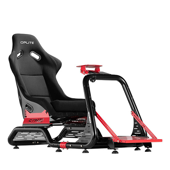 Cockpit / Siège de simracing OPLITE GTR S8 Elite - Rouge - Autre vue
