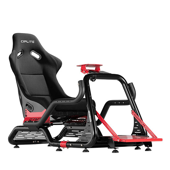 Cockpit / Siège de simracing OPLITE GTR S8 Elite - Rouge - Autre vue