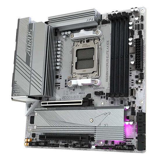 Carte mère Gigabyte B650M AORUS ELITE AX ICE - Autre vue