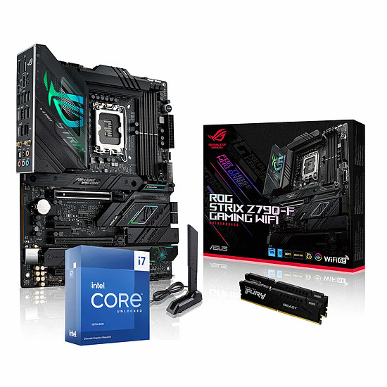 Kit upgrade PC Intel Core i7 13700KF - Asus Z790 - RAM 32 Go DDR5