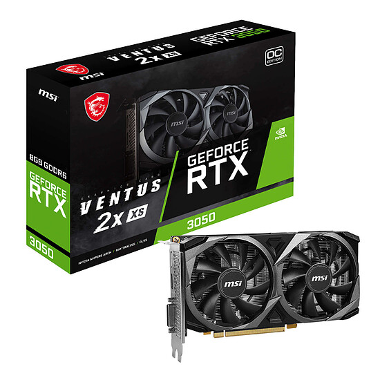 Carte graphique MSI GeForce RTX 3050 VENTUS 2X XS OC