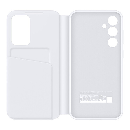 Coque et housse Samsung Étui Smart View Blanc avec porte-carte - Galaxy S23 FE - Autre vue